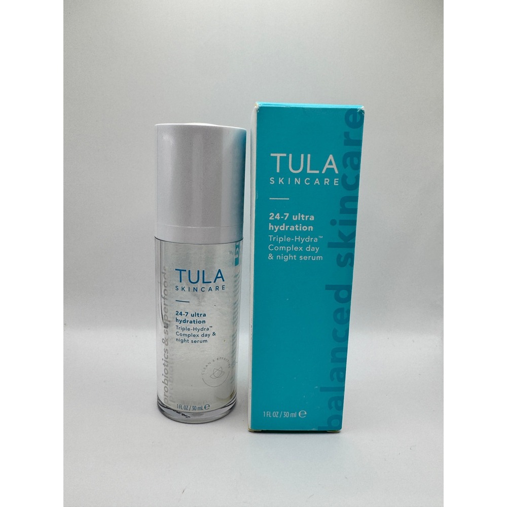 Tula Skincare 24-7 Ultra Hydration Day & Night Serum 1oz NIB